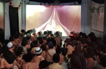Dukung Pembelajaran Kreatif, YPWP Medan Gelar Nonton Film 3D dan Lomba Mewarnai